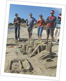 event sand castle building team building